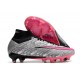 Nike Air Zoom Mercurial Superfly 9 Elite FG Plateado Metalizado Rosa Negro