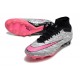 Nike Air Zoom Mercurial Superfly 9 Elite FG Plateado Metalizado Rosa Negro