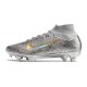 Nike Air Zoom Mercurial Superfly 9 Elite FG Plateado Metalizado Oro