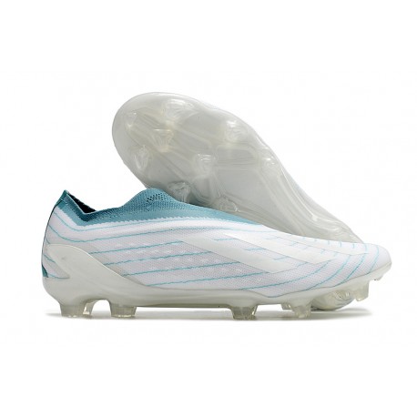 Zapatillas de fútbol adidas Copa Pure+ FG Blanco Gris Dos Azul Usado