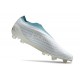 Zapatillas de fútbol adidas Copa Pure+ FG Blanco Gris Dos Azul Usado