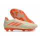 Zapatillas de fútbol adidas Copa Pure+ FG Off Blanco Equipo Solar Naranja