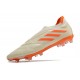 Zapatillas de fútbol adidas Copa Pure+ FG Off Blanco Equipo Solar Naranja