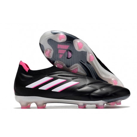 Zapatillas de fútbol adidas Copa Pure+ FG Negro Zero Met Equipo Rosa