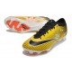 Nike Zoom Mercurial Vapor 15 Elite FG Amarillo Negro