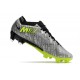 Nike Zoom Mercurial Vapor 15 Elite FG Plateado Metalizado Negro Verde