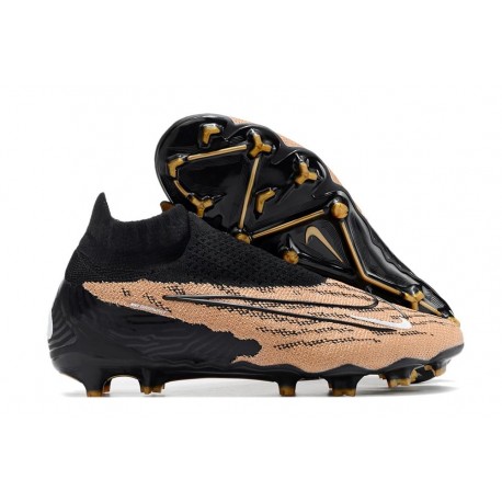 Nike Gripknit Phantom GX Elite Dynamic Fit FG Marron Negro