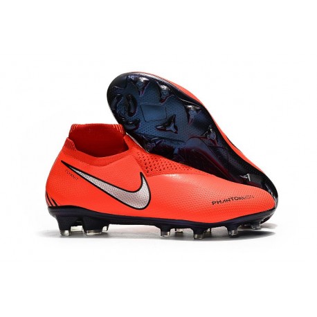 Botas de fútbol Nike PHANTOM VSN ELITE DF FG Rojo Plata