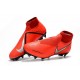 Botas de fútbol Nike PHANTOM VSN ELITE DF FG Rojo Plata