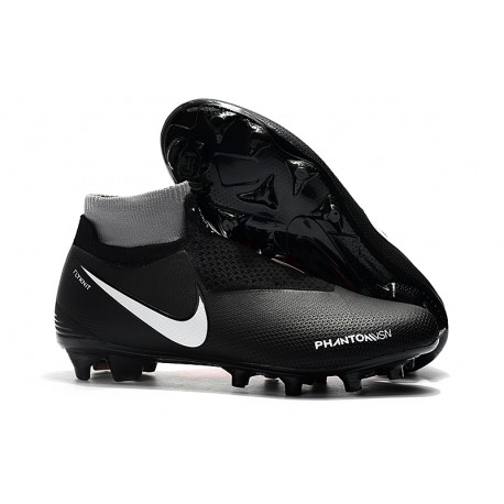 Botas de fútbol Nike PHANTOM VSN ELITE DF FG Negro Rojo Blanco