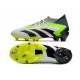 Zapatos adidas Predator Accuracy.1 FG Blanco Negro Limón Lúcido