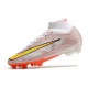 Nike Zoom Mercurial Superfly IX Elite FG Blanco Oro