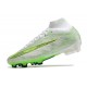 Nike Air Zoom Mercurial Superfly 9 Elite FG Blanco Verde