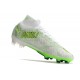 Nike Air Zoom Mercurial Superfly 9 Elite FG Blanco Verde