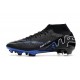 Nike Zoom Mercurial Superfly IX Elite FG Negro Cromo Hyper Royal