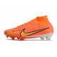 Nike Air Zoom Mercurial Superfly 9 Elite FG Naranja Oro