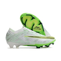 Nike Zoom Mercurial Vapor 15 Elite FG Blanco Verde