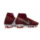 Zapatillas Nike Phantom Vsn Elite Df Fg Hombre Rojo Plata