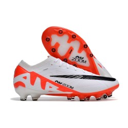 Nike Zoom Mercurial Vapor XV Elite AG-PRO Blanco Carmesí Vivo Negro