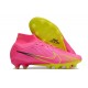 Nike Zoom Mercurial Superfly IX Elite AG Rosa Amarillo