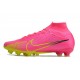 Nike Zoom Mercurial Superfly IX Elite AG Rosa Amarillo