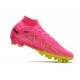 Nike Zoom Mercurial Superfly IX Elite AG Rosa Amarillo