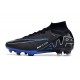 Nike Zoom Mercurial Superfly IX Elite AG Negro Cromo Hyper Royal