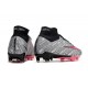 Nike Zoom Mercurial Superfly IX Elite AG Plateado Metalizado Rosa Negro