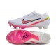 Nike Zoom Mercurial Vapor 15 Elite FG Blanco Rosa