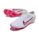 Nike Zoom Mercurial Vapor 15 Elite FG Blanco Rosa