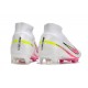 Nike Zoom Mercurial Superfly IX Elite FG Blanco Rosa