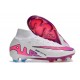 Nike Zoom Mercurial Superfly IX Elite FG Blanco Rosa Azul