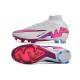 Nike Zoom Mercurial Superfly IX Elite FG Blanco Rosa Azul