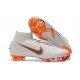 Bota Nike Mercurial Superfly VI Elite FG Blanco Naranja