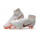 Bota Nike Mercurial Superfly VI Elite FG Blanco Naranja