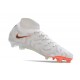 Botas de Fútbol Nike Phantom Luna Elite FG Blanco Negro Total Naranja