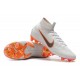 Bota Nike Mercurial Superfly VI Elite FG Blanco Naranja