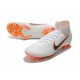 Bota Nike Mercurial Superfly VI Elite FG Blanco Naranja