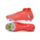 Botas de Fútbol Nike Phantom Luna Elite FG Carmesí Vivo Blanco