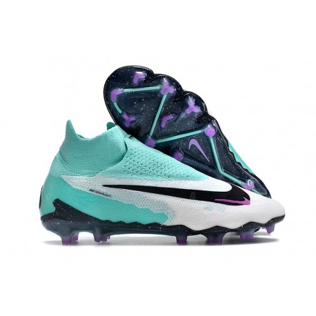 Bota Nueva Nike Phantom GX Elite DF FG Link Hyper Turq Negro Sueño Fuxia Blanco