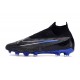 Bota Nueva Nike Phantom GX Elite DF FG Link Negro Cromo Hyper Royal