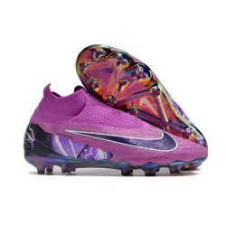 Bota Nueva Nike Phantom GX Elite DF FG Link Violeta Negro