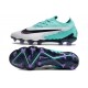 Botas Nike Phantom GX Elite FG Hyper Turq Negro Sueño Fuxia Blanco