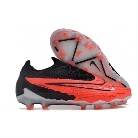 Botas Nike Phantom GX Elite FG Carmesí Vivo Negro Blanco