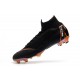 Bota Nike Mercurial Superfly VI Elite FG Negro Naranja