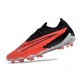 Botas Nike Phantom GX Elite FG Carmesí Vivo Negro Blanco