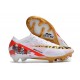 Nike Air Zoom Mercurial Vapor XV Elite FG Blanco Rojo Oro