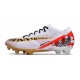 Nike Air Zoom Mercurial Vapor XV Elite FG Blanco Rojo Oro