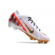 Nike Air Zoom Mercurial Vapor XV Elite FG Blanco Rojo Oro