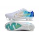 Nike Air Zoom Mercurial Vapor XV Elite FG Blanco Azul Oro